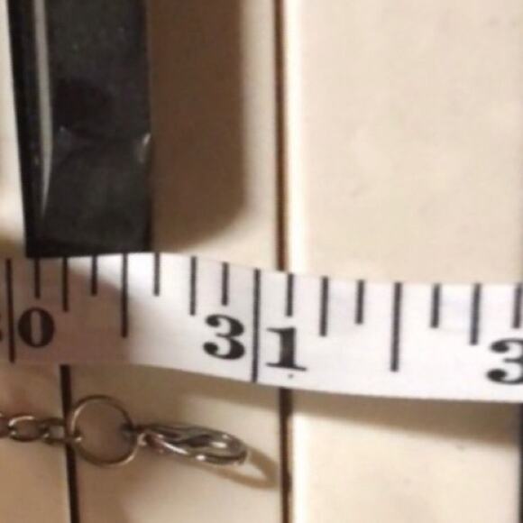 Long Silver-Tone & Lavender Large Beaded 32.25" Necklace! - Picture 6 of 10